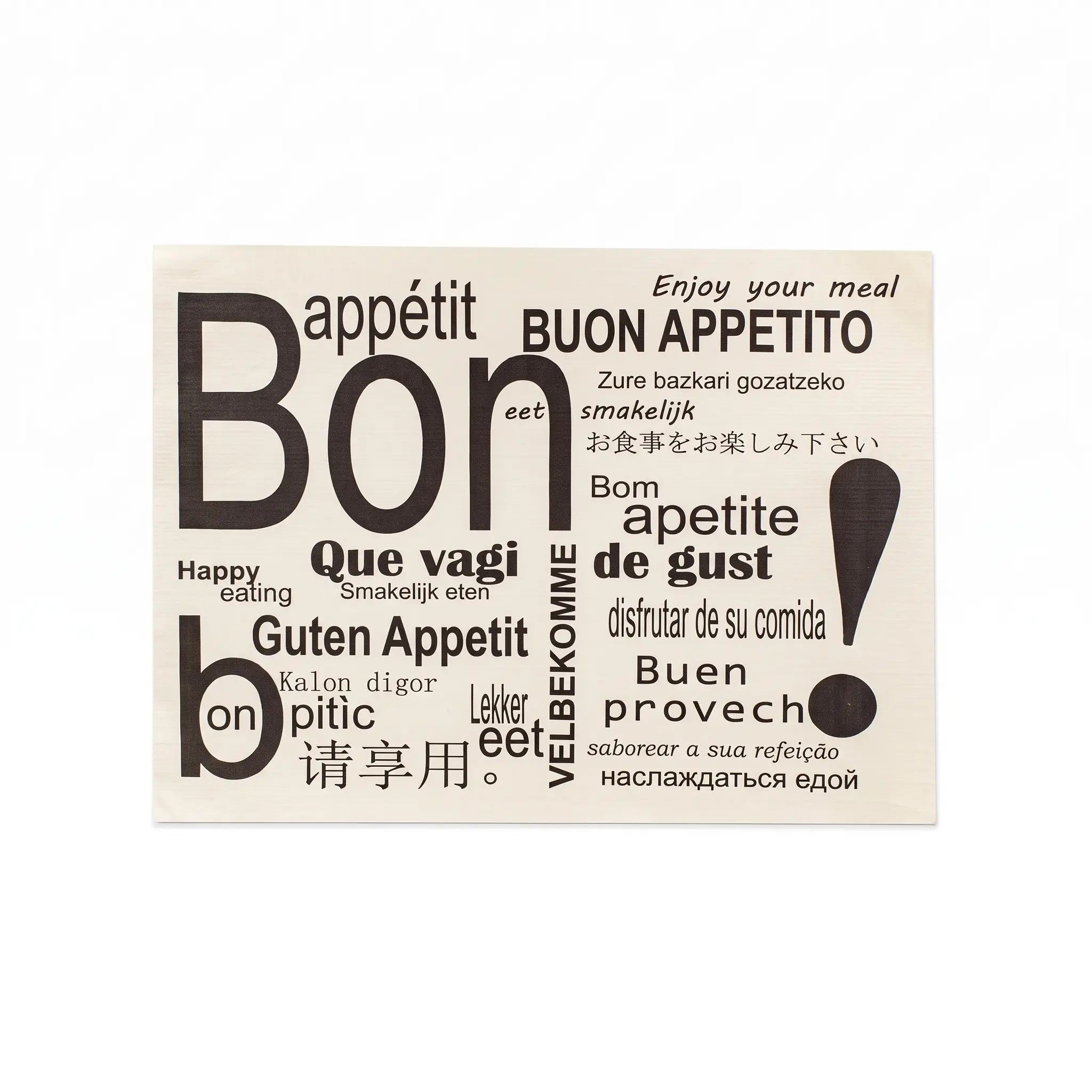 tovaglietta in carta goffrata