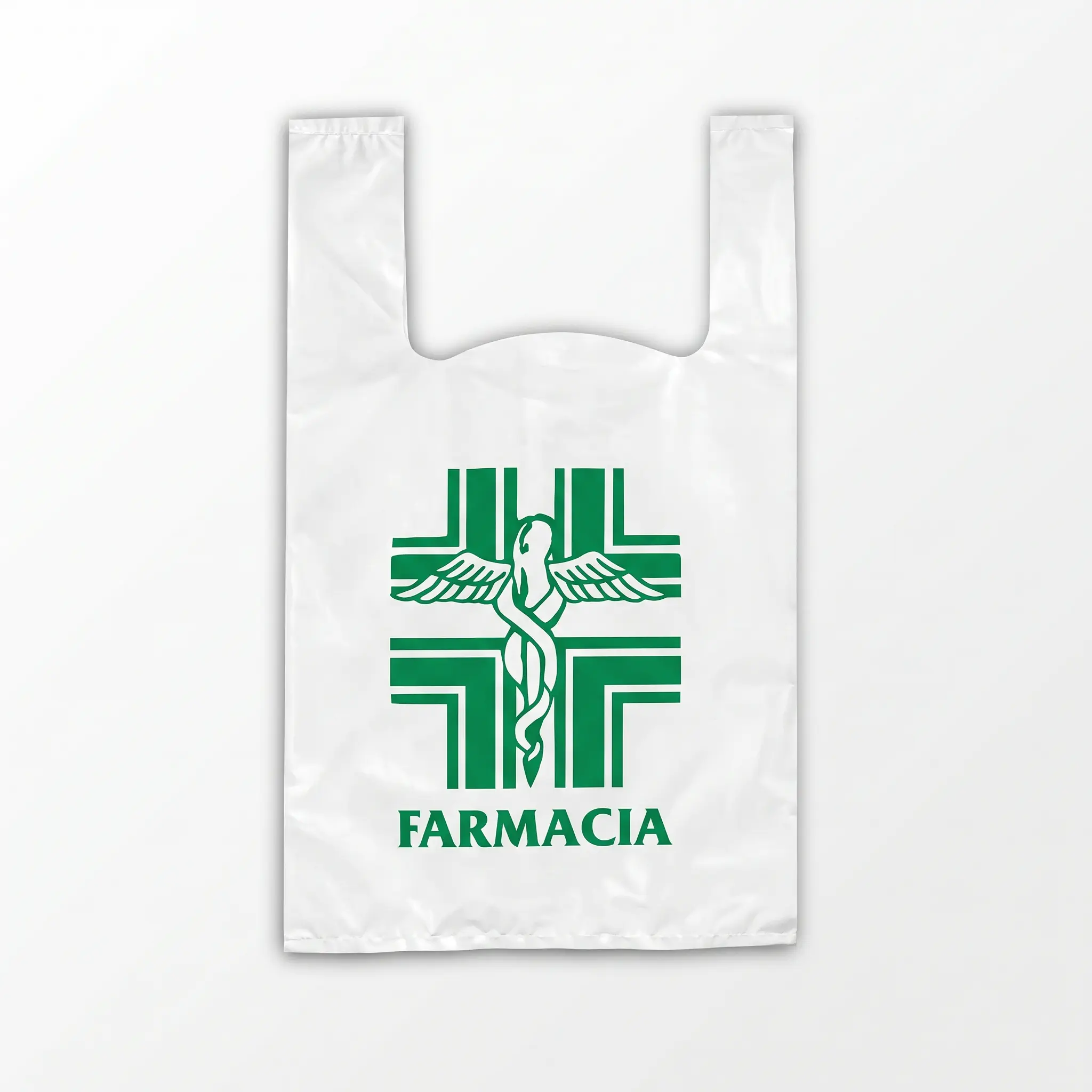 Shopper Farmacia Manico a Canottiera,Shopper Farmacia Manico a Canottiera 27×50